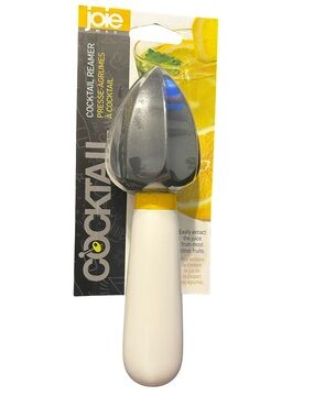 Joie White and Yellow Cocktail Citrus Reamer